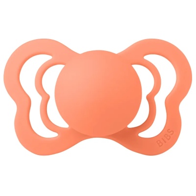 Соска-пустышка силиконовая 6+ месяцев BIBS Couture Silicone Papaya 1510292 1